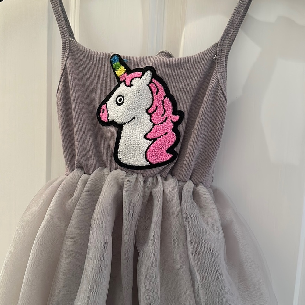 Girls size 4/5 unicorn tulle dress